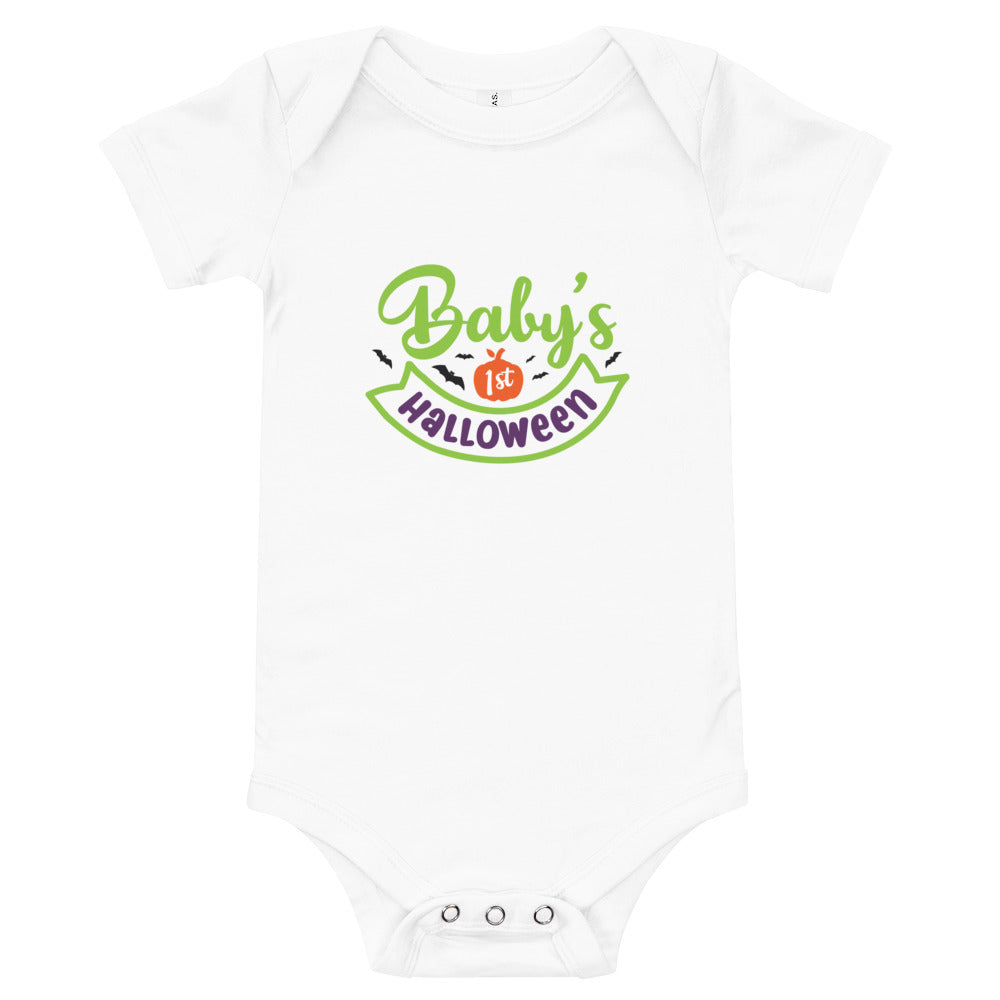 Baby's 1st Halloween Short Sleeve One Piece Onesie