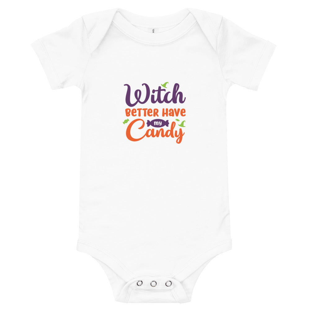 Witch Better Have Candy Baby short sleeve one piece