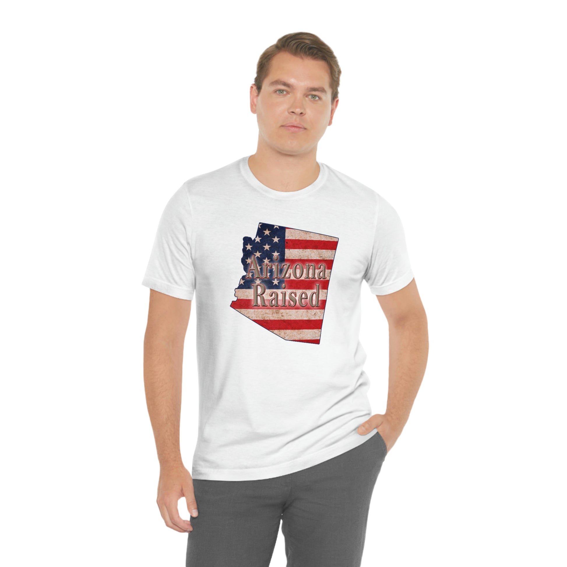 Arizona Raised Flag Unisex Jersey Short Sleeve Tee Tshirt T-shirt