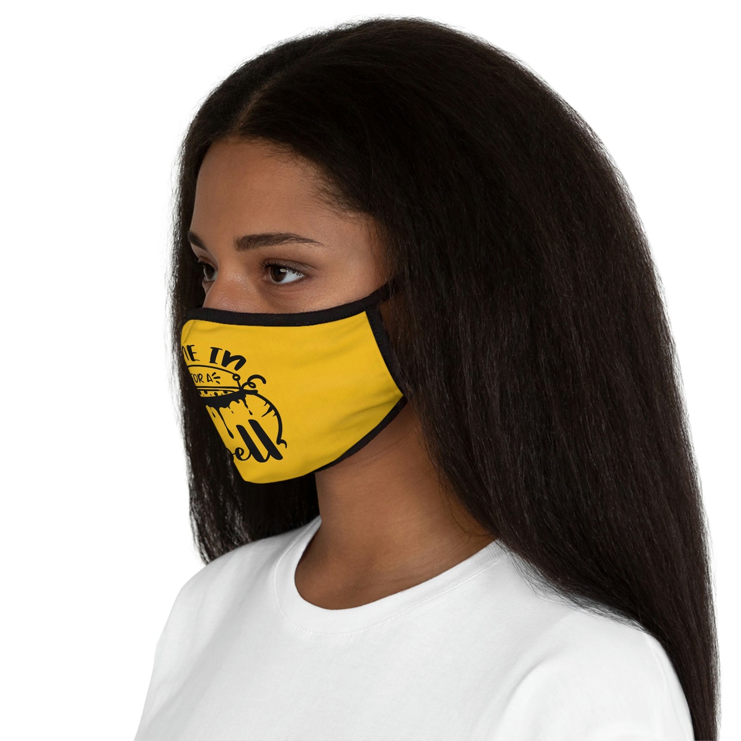 Come in for a Spell Fitted Polyester Face Mask