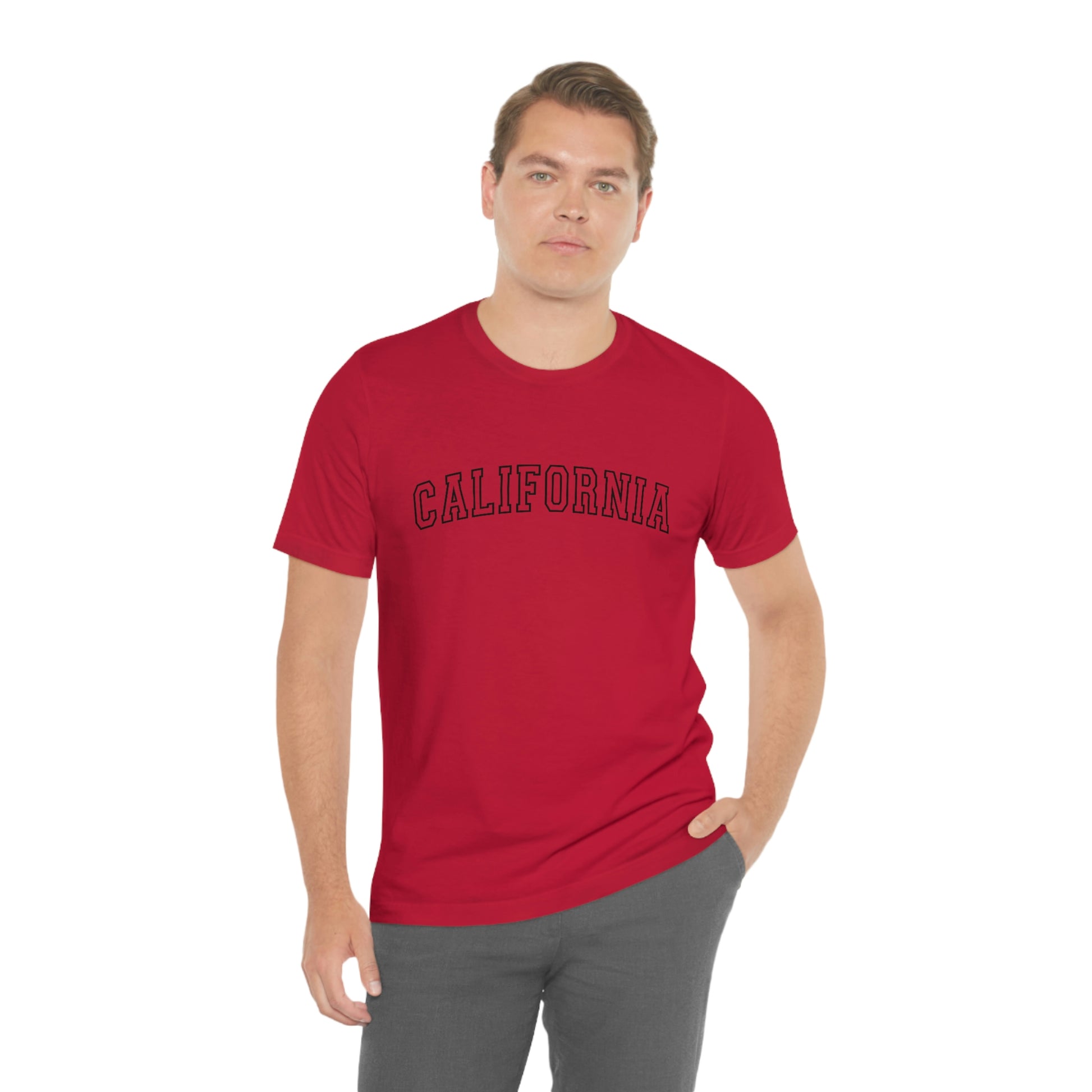 California Arch Varsity Letters Unisex Jersey Short Sleeve Tee Tshirt T-shirt