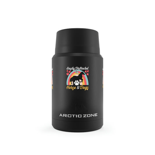 Easily Distracted by Horse and Dogs Titan Copper Insulated Food Storage