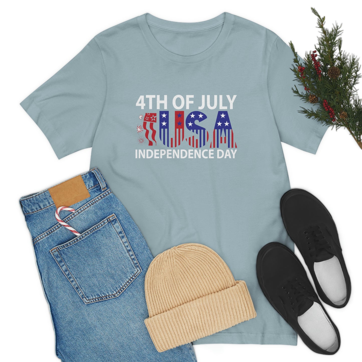 4th of July USA Independence Day Tee tshirt t-shirt