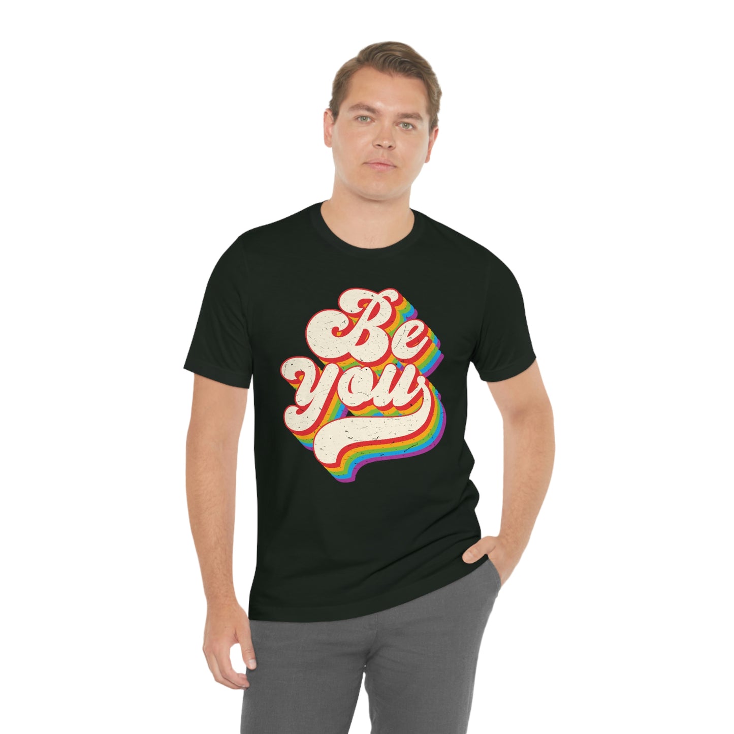 Be You LGBTQIA Unisex Jersey Short Sleeve Tee
