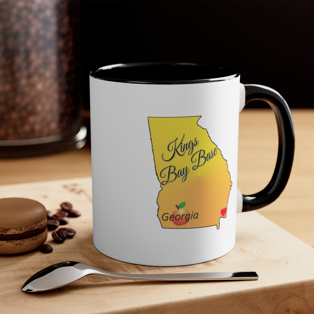 Kings Bay Base Georgia Accent Coffee Mug, 11oz