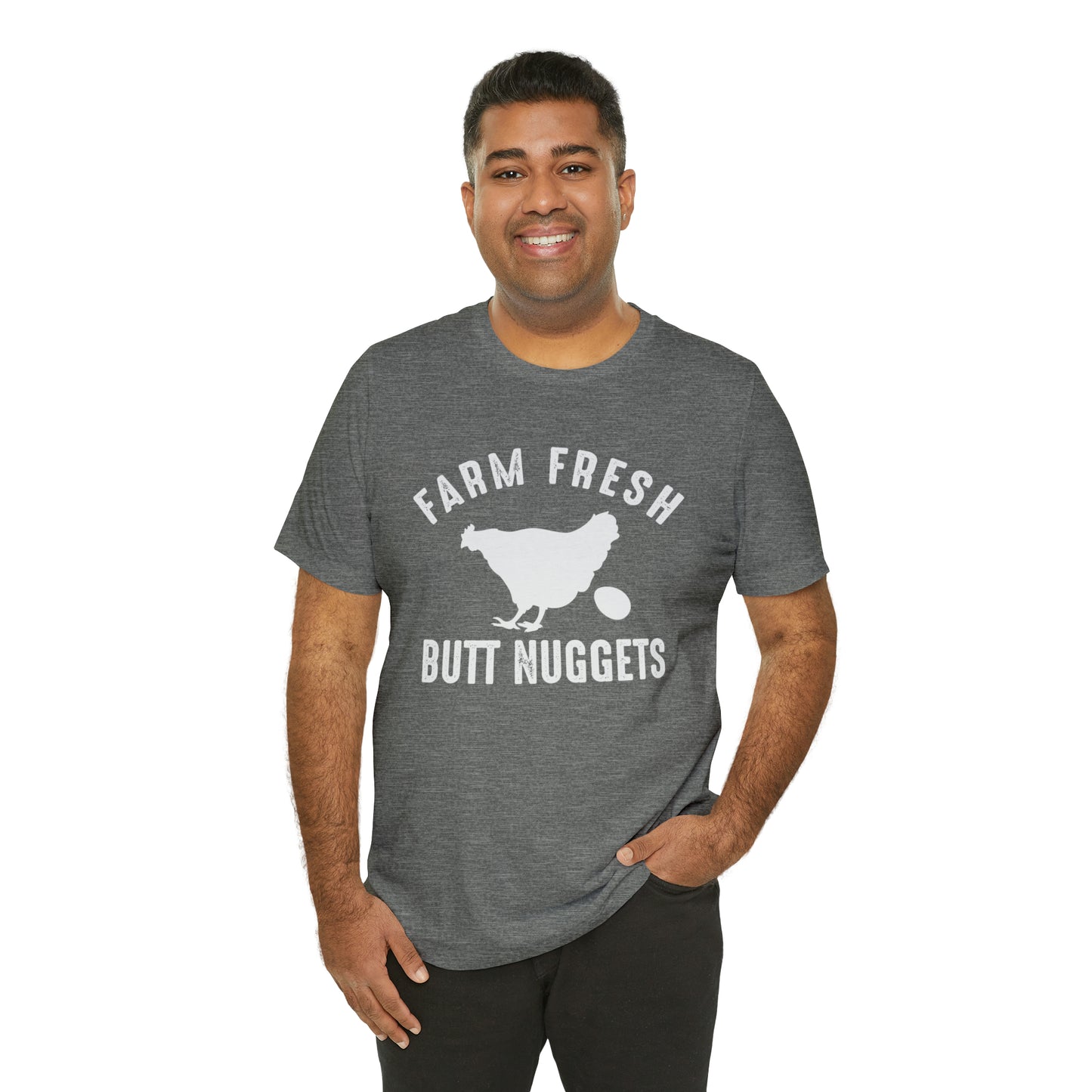Farm Fresh Butt Nuggets Chicken Short Sleeve T-shirt