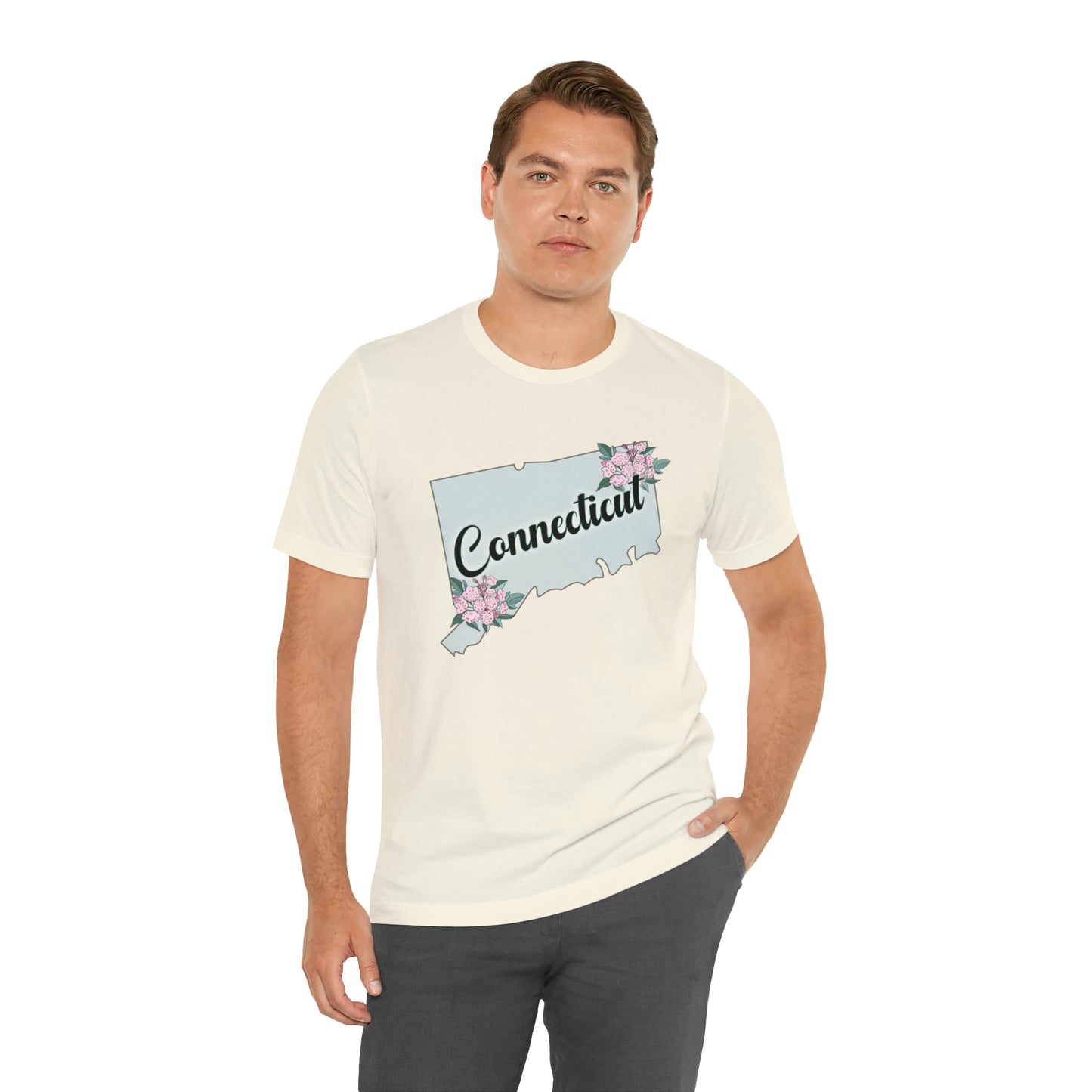 Connecticut State Flower Short Sleeve T-shirt
