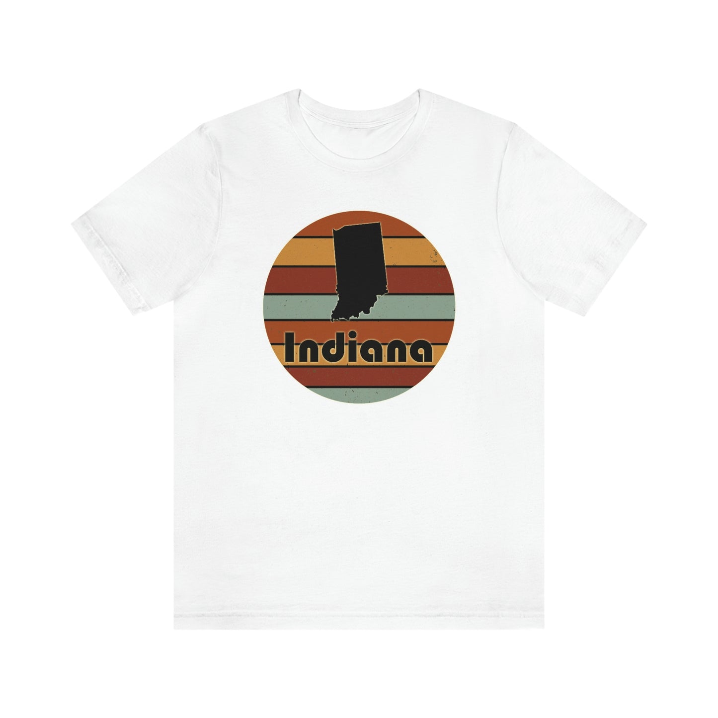 Indiana Retro Sunset Short Sleeve T-shirt