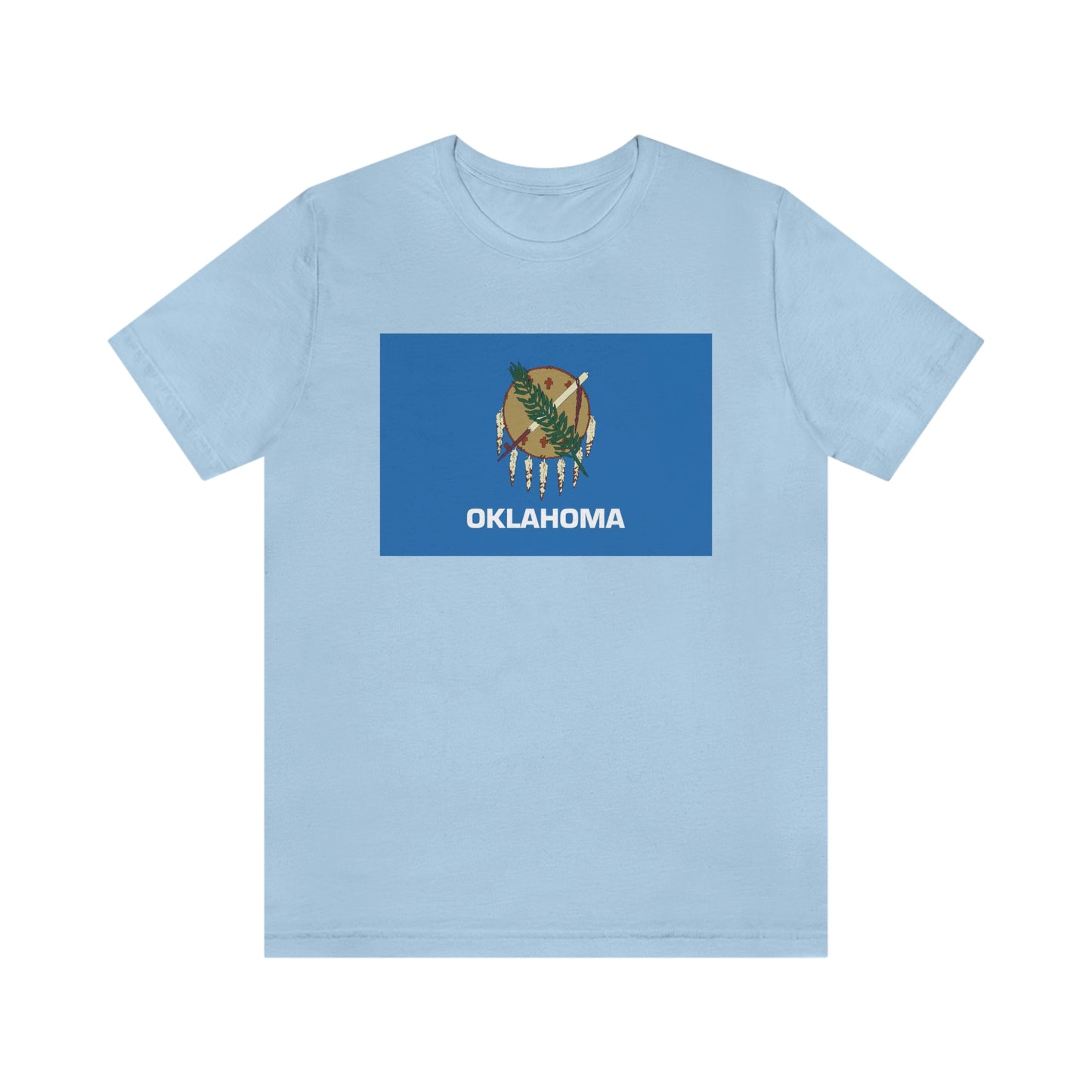 Oklahoma Flag Unisex Jersey Short Sleeve Tee Tshirt T-shirt