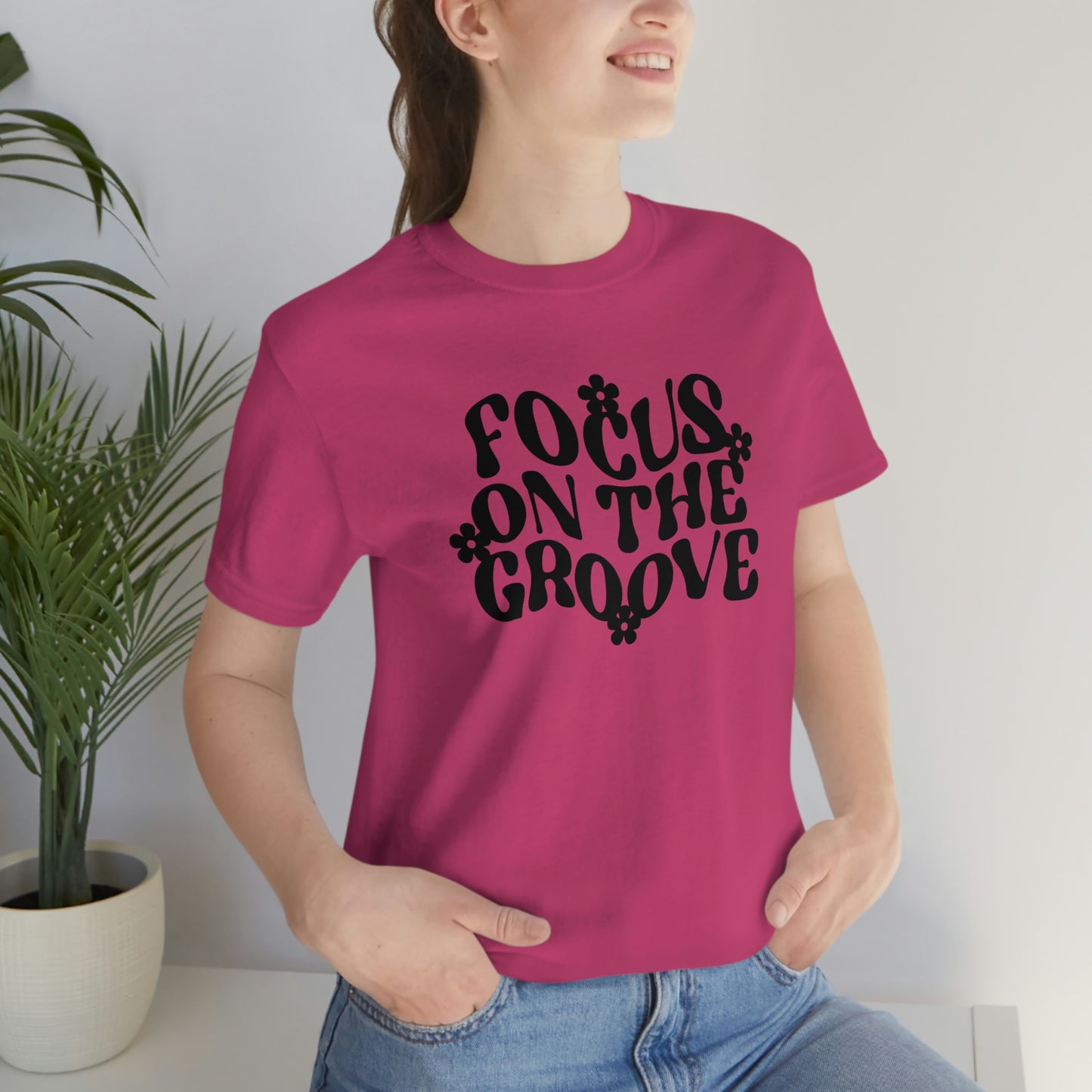 Focus on the Groove Unisex Jersey Short Sleeve Tee