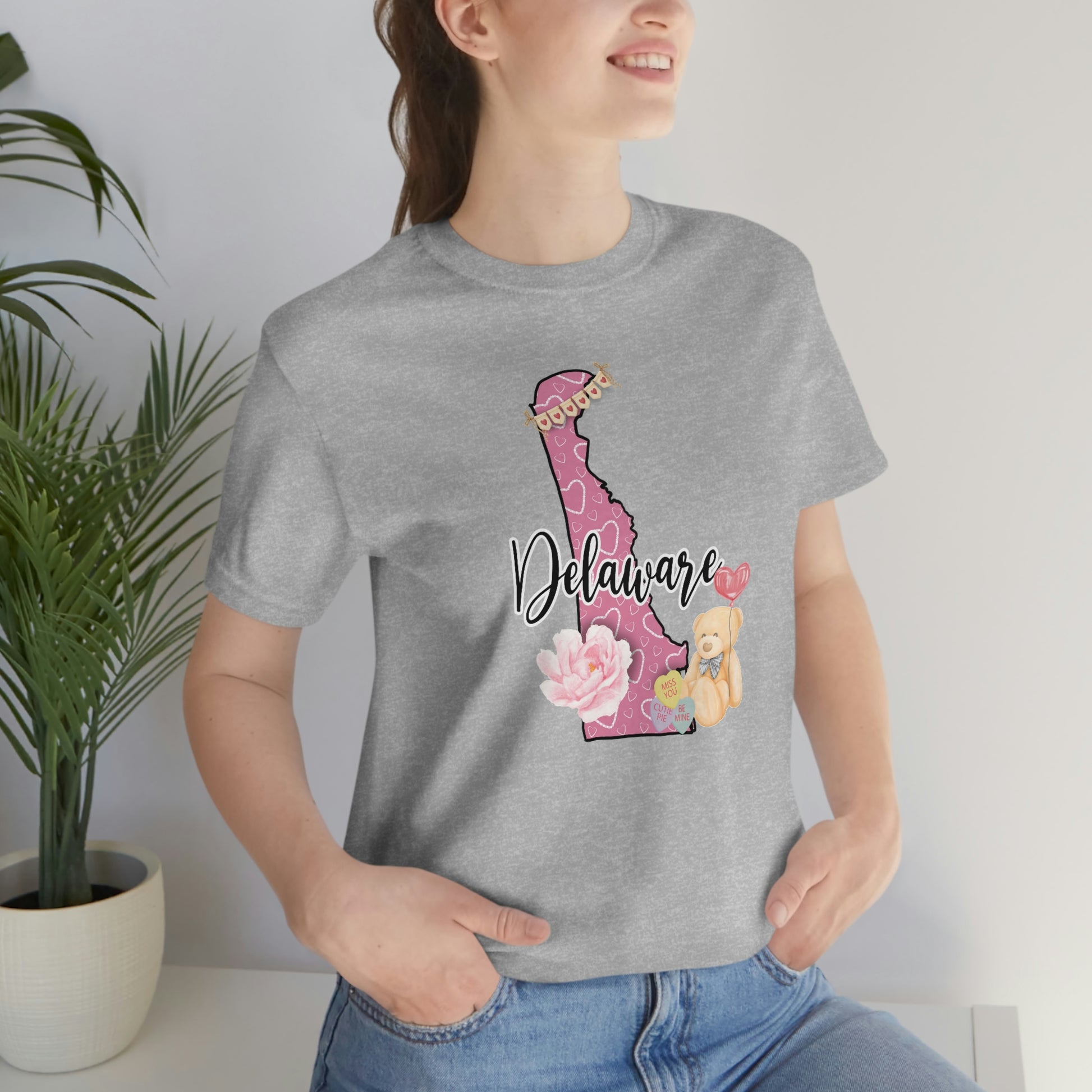 Delaware Valentine Short Sleeve  T-shirt
