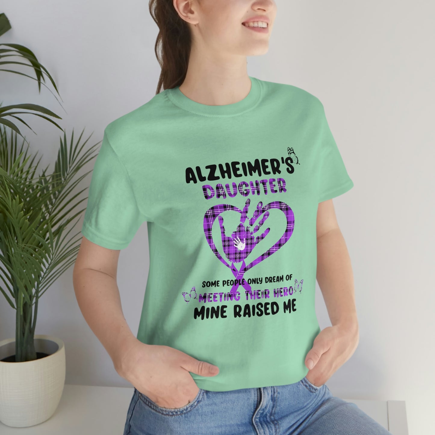 Alzheimer's Daughter Print Unisex Jersey Short Sleeve Tee