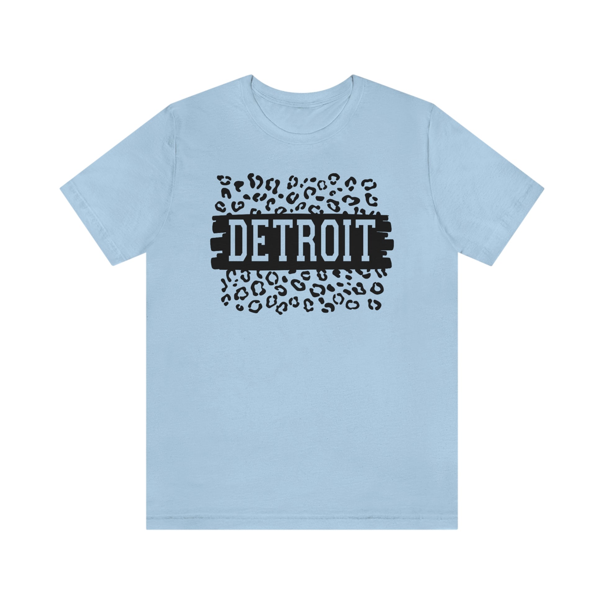 Detroit Leopard Print Short Sleeve T-shirt