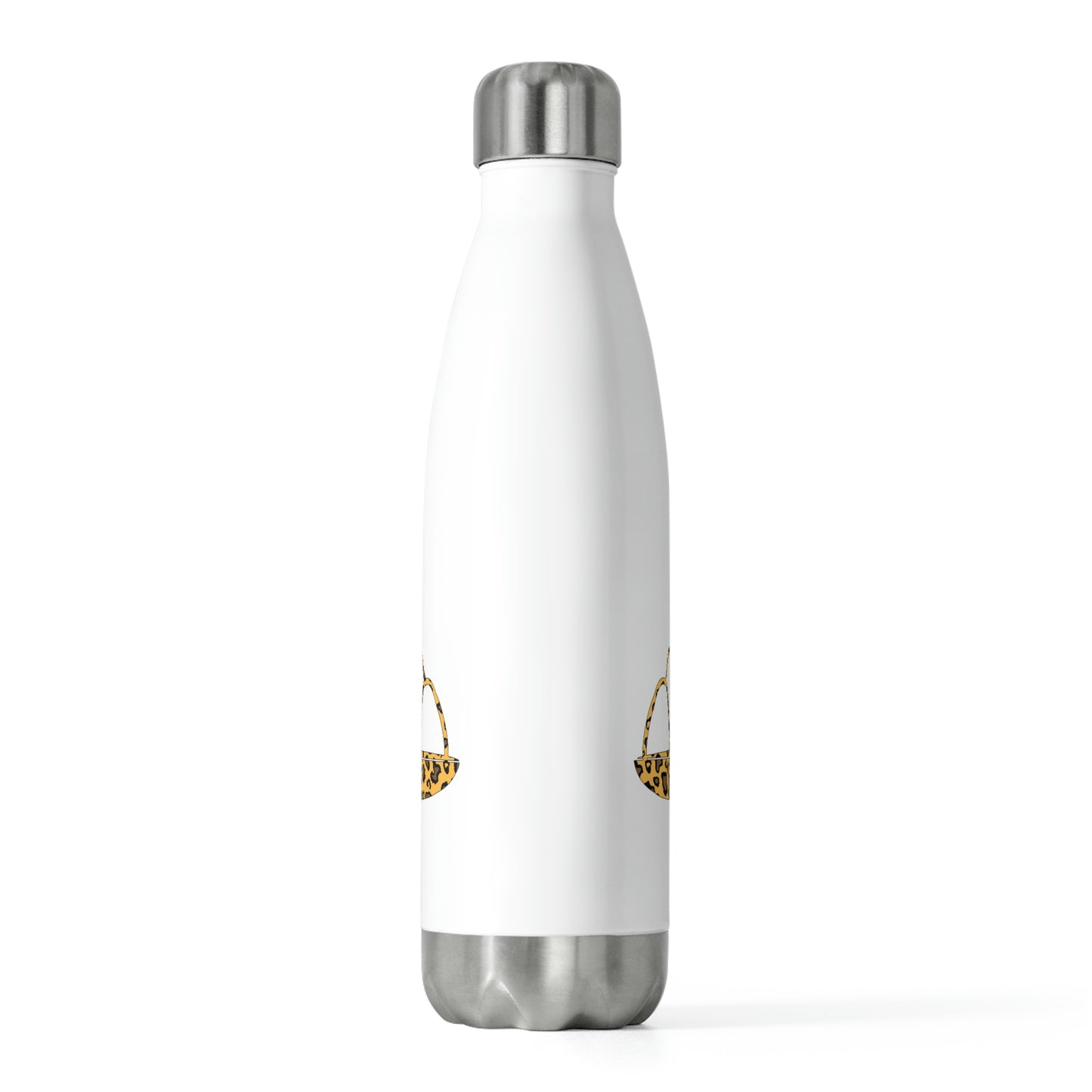 Leopard Print Egg Basket Easter 20oz Insulated Bottle