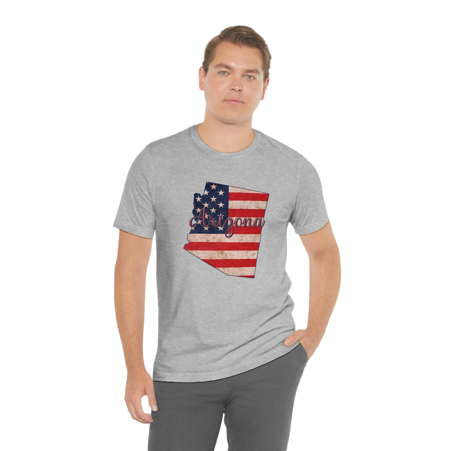 Arizona Flag Unisex Jersey Short Sleeve Tee Tshirt T-shirt