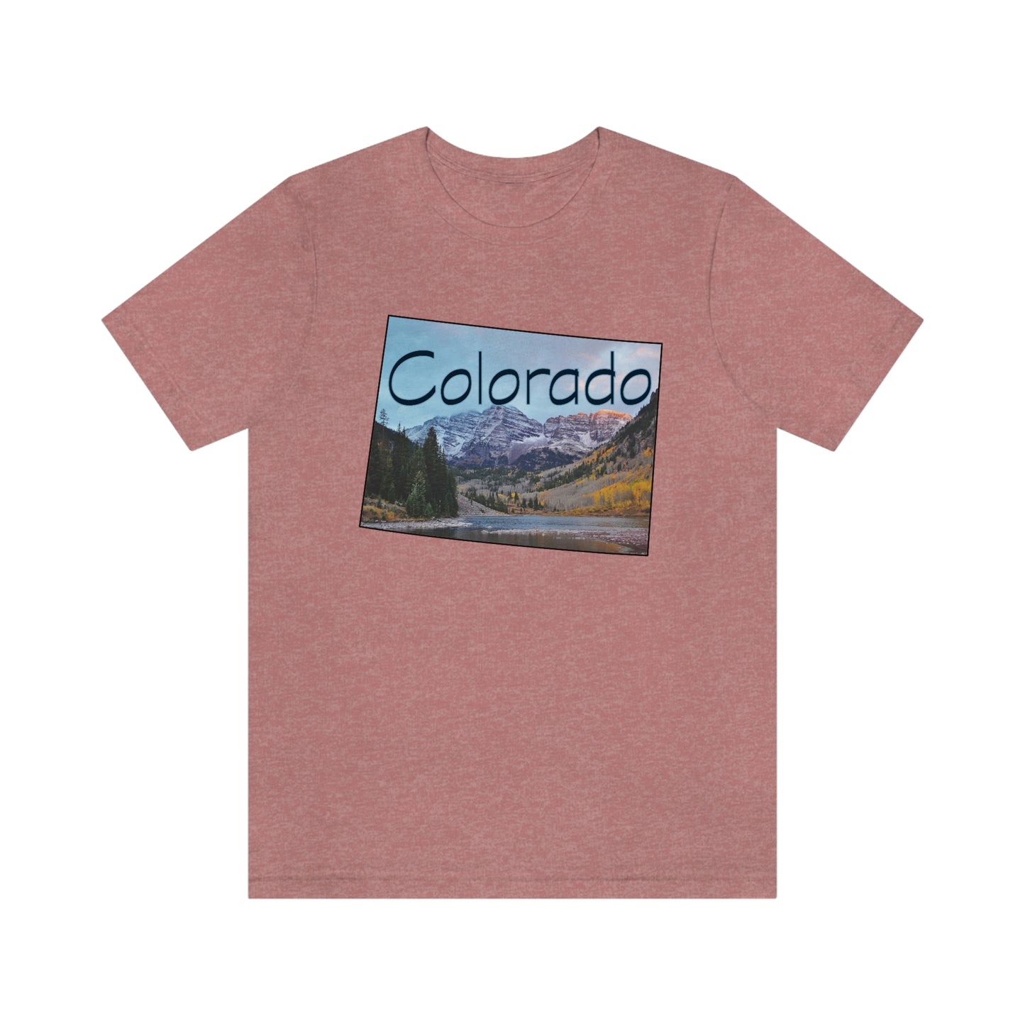 Colorado Mountains Unisex Jersey Short Sleeve Tee Tshirt T-shirt