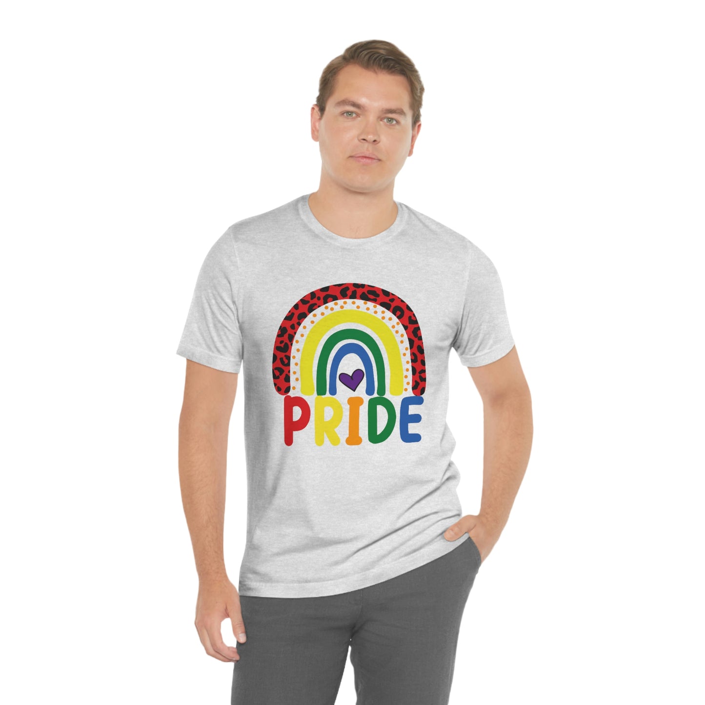 LGBTQIA Awareness Pride Print Unisex Jersey Short Sleeve Tee