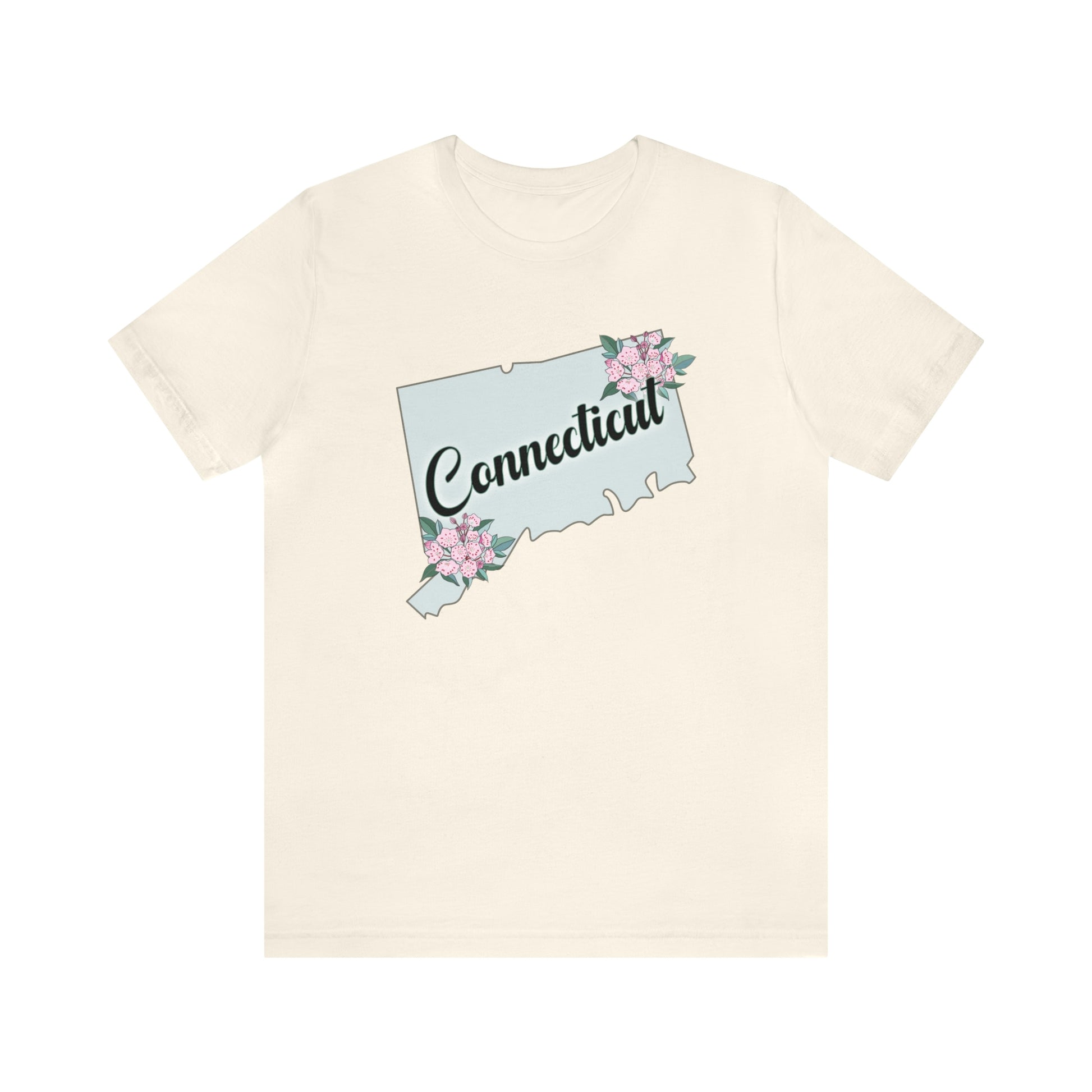 Connecticut State Flower Short Sleeve T-shirt