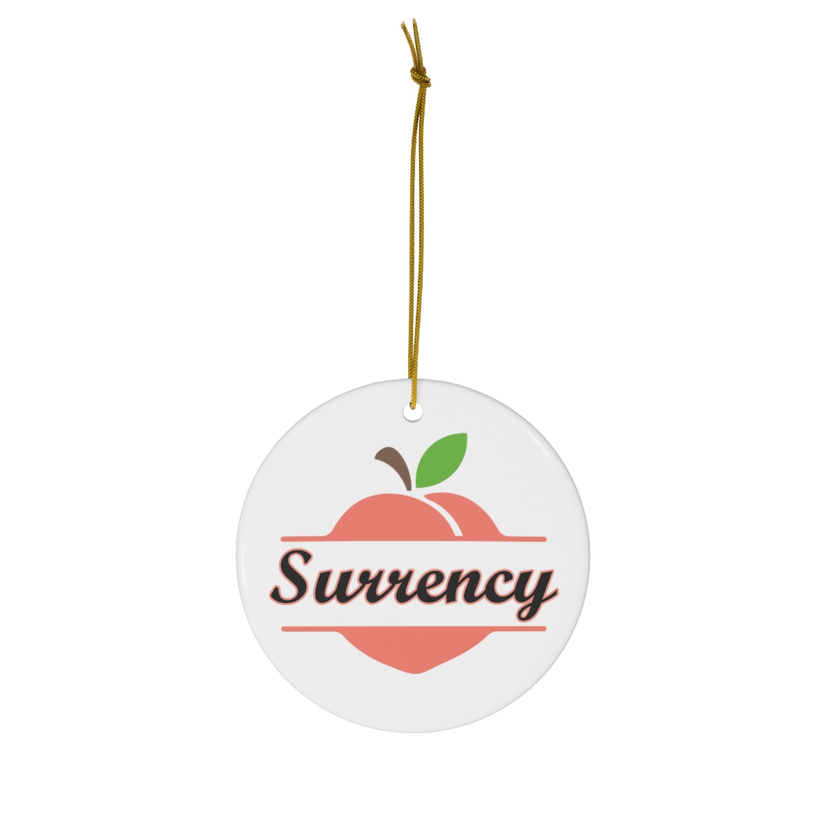 Surrency Georgia Ceramic Ornament, 1-Pack