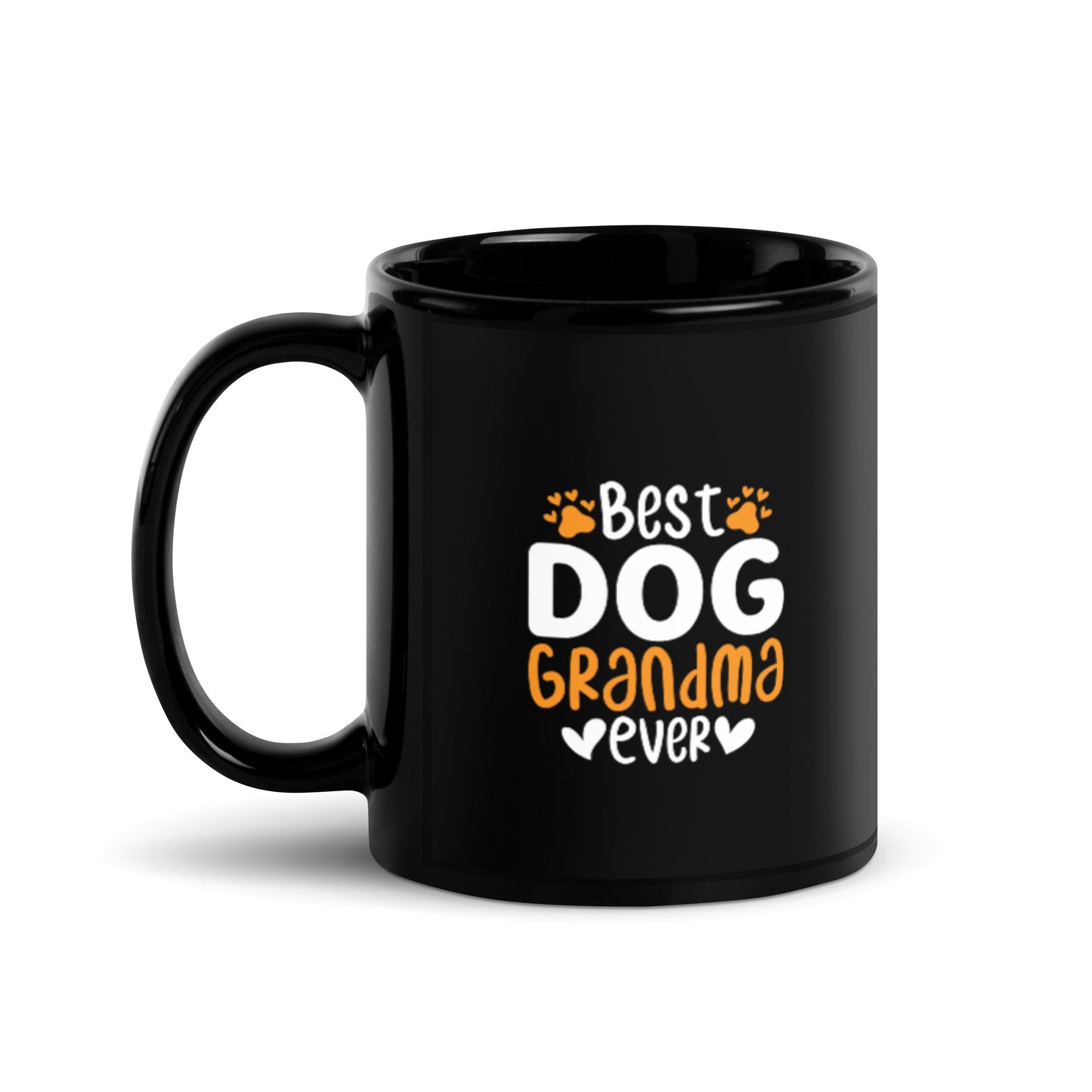 Best Dog Grandma Ever Black Glossy Mug
