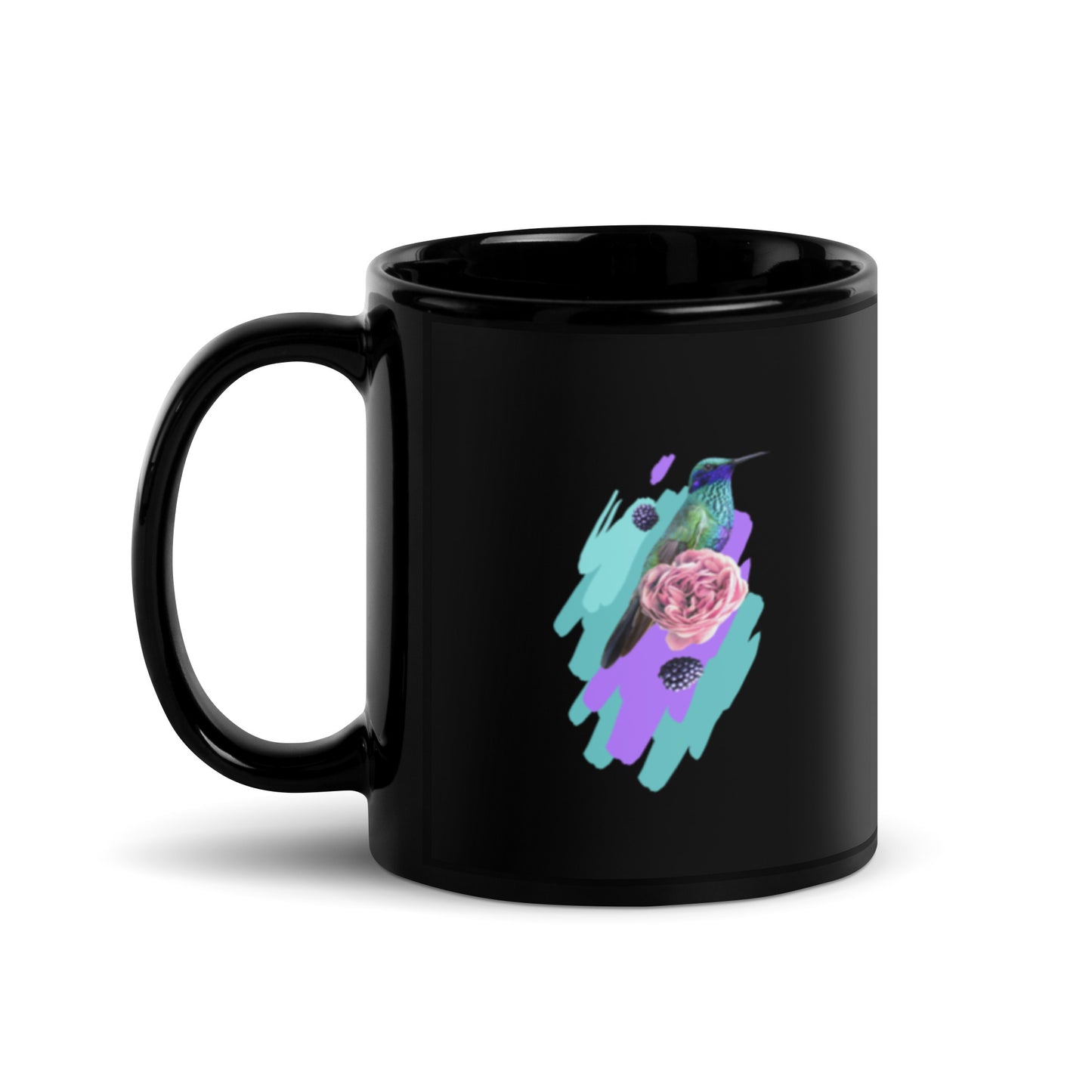 Colibri Black Glossy Mug