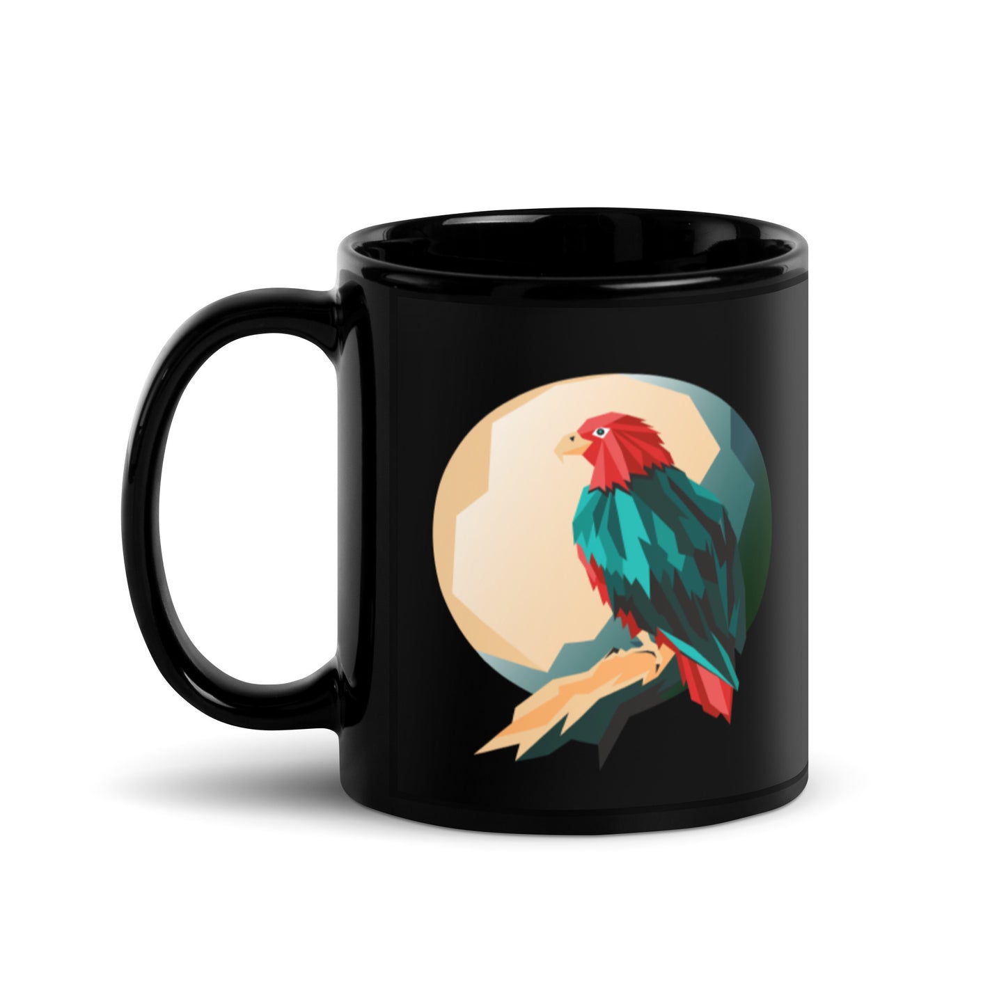 Eagle Black Glossy Mug