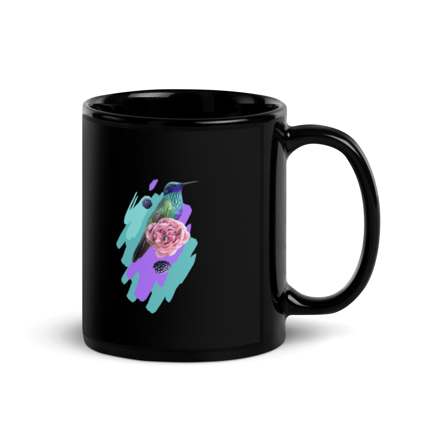 Colibri Black Glossy Mug