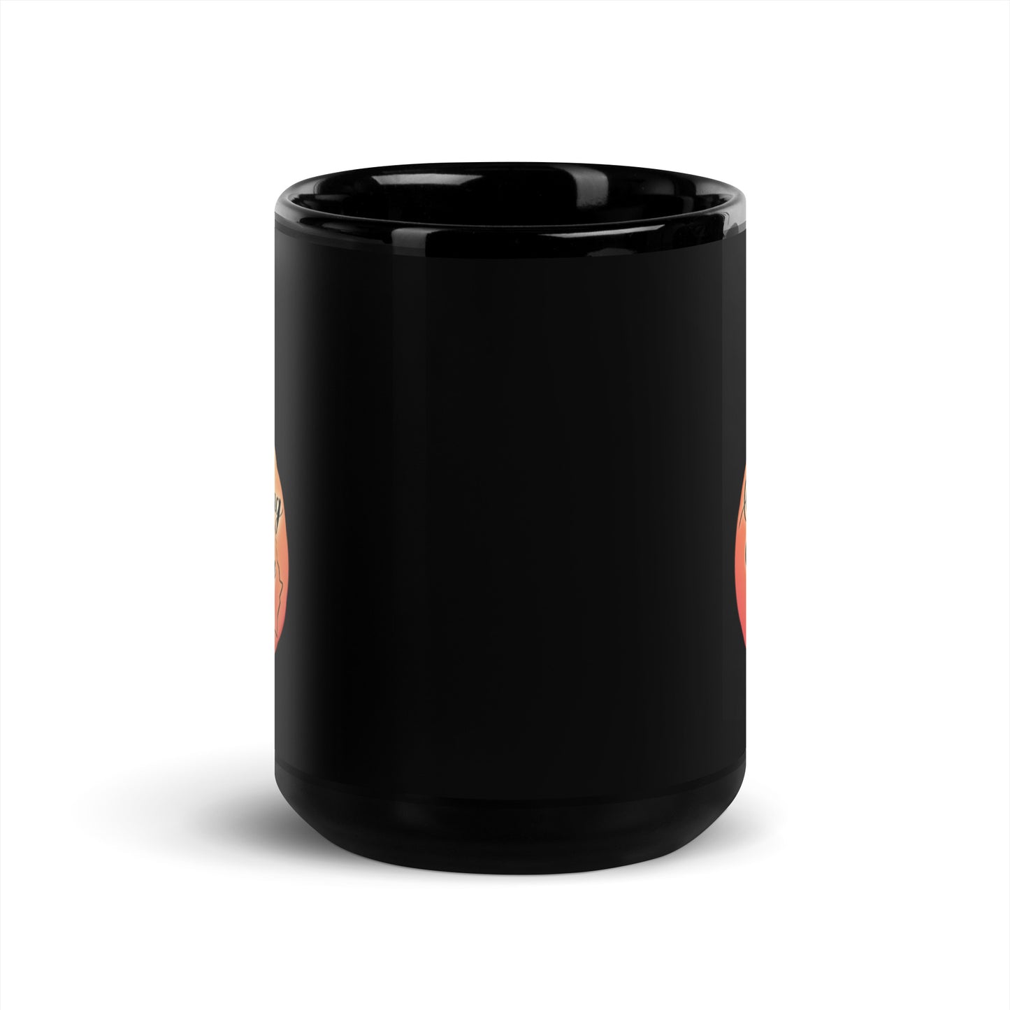 Appling County Georgia Black Ceramic Mug