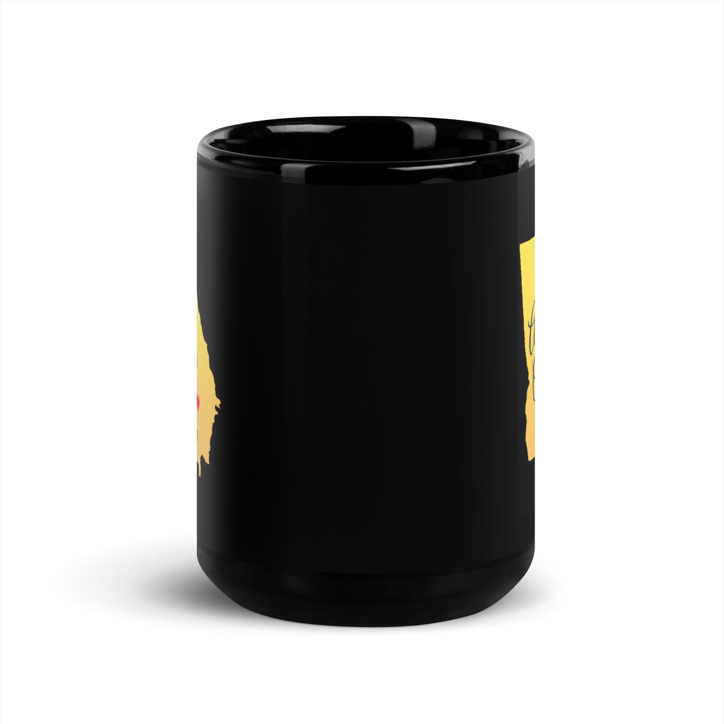 Appling County Georgia Black Glossy Coffee Mug
