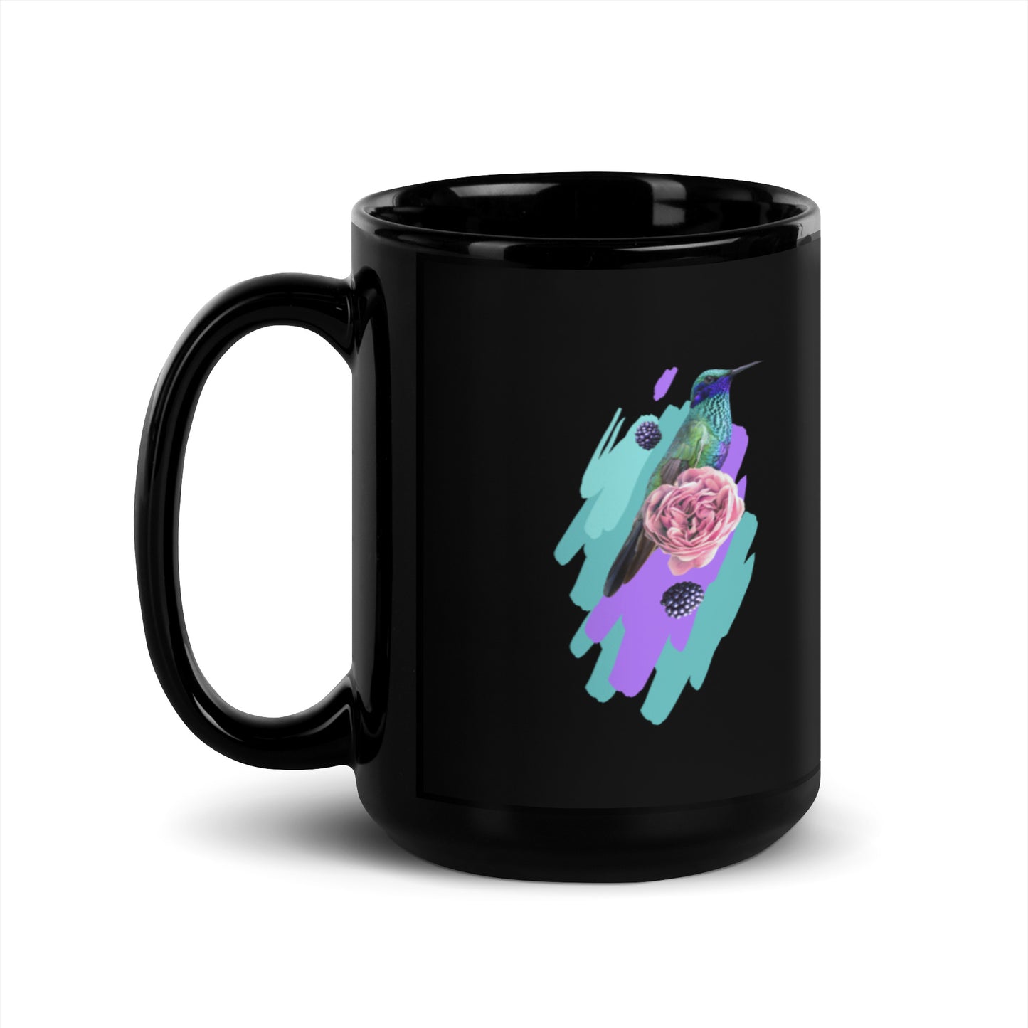 Colibri Black Glossy Mug