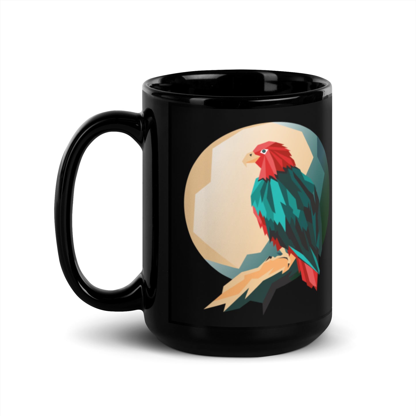 Eagle Black Glossy Mug