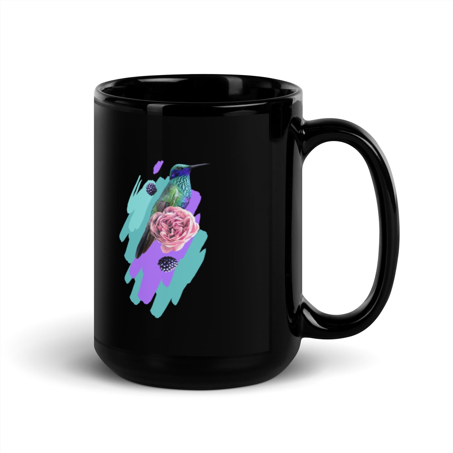 Colibri Black Glossy Mug