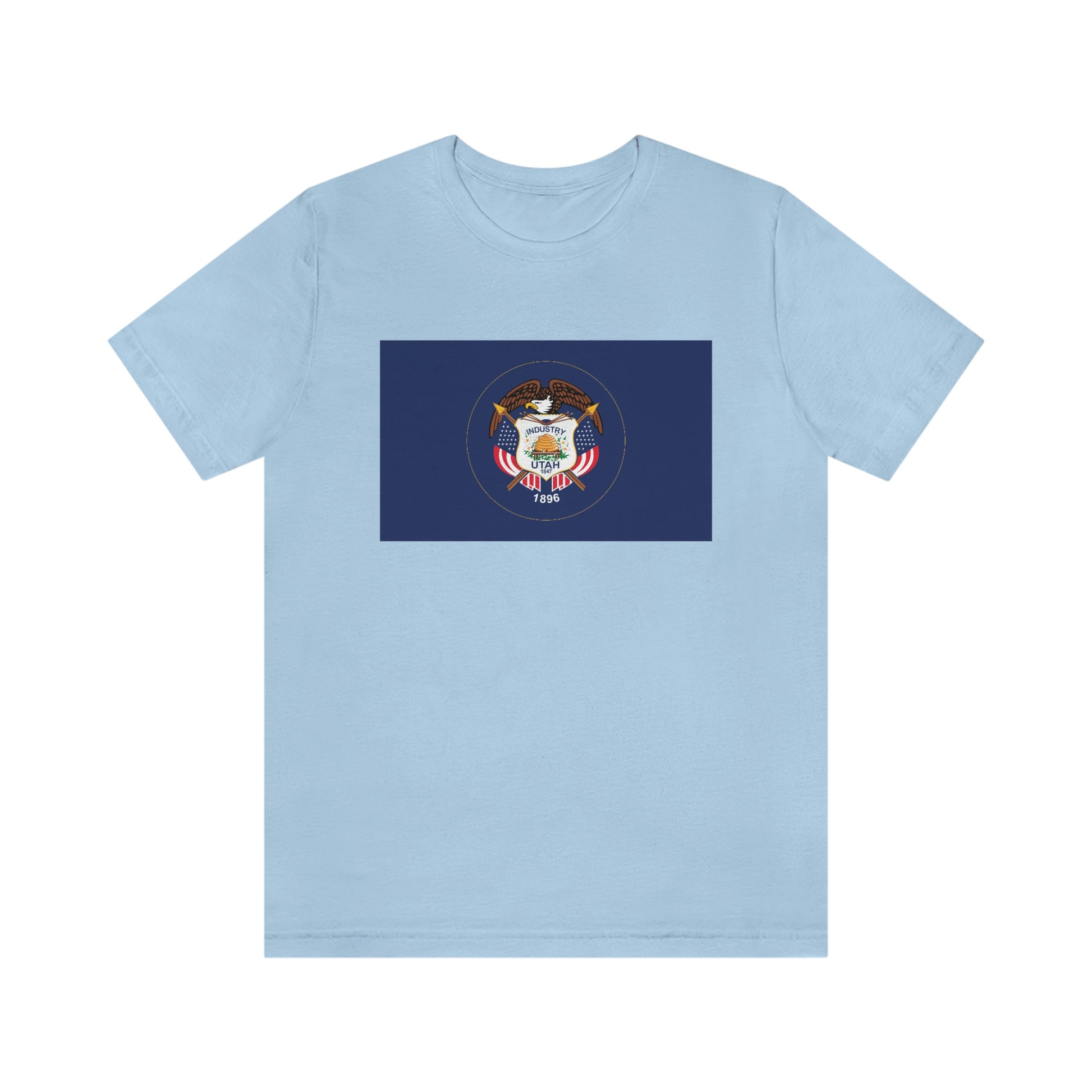 Utah Flag Unisex Jersey Short Sleeve Tee Tshirt T-shirt