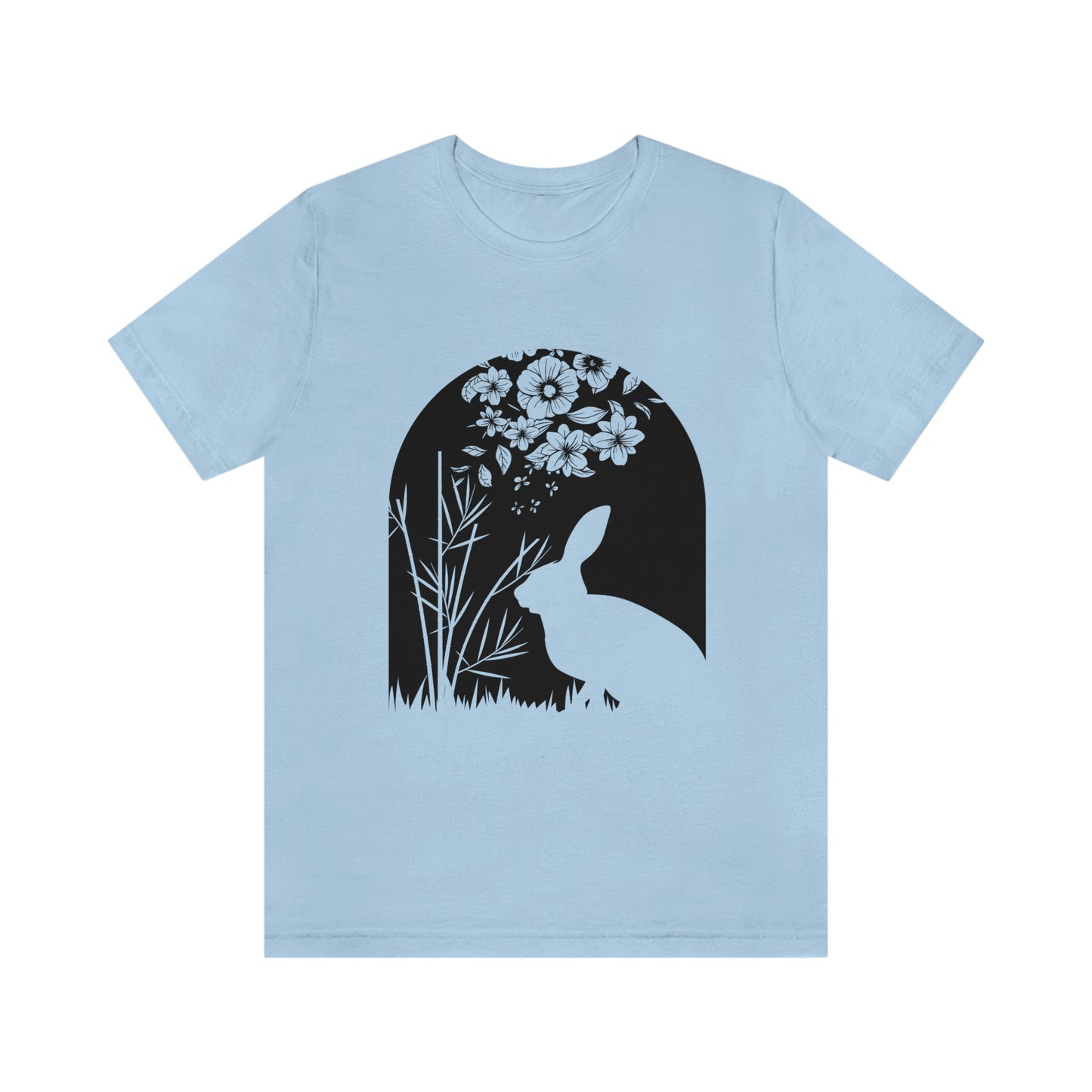 Bunny silhouette scene tshirt tee t-shirt
