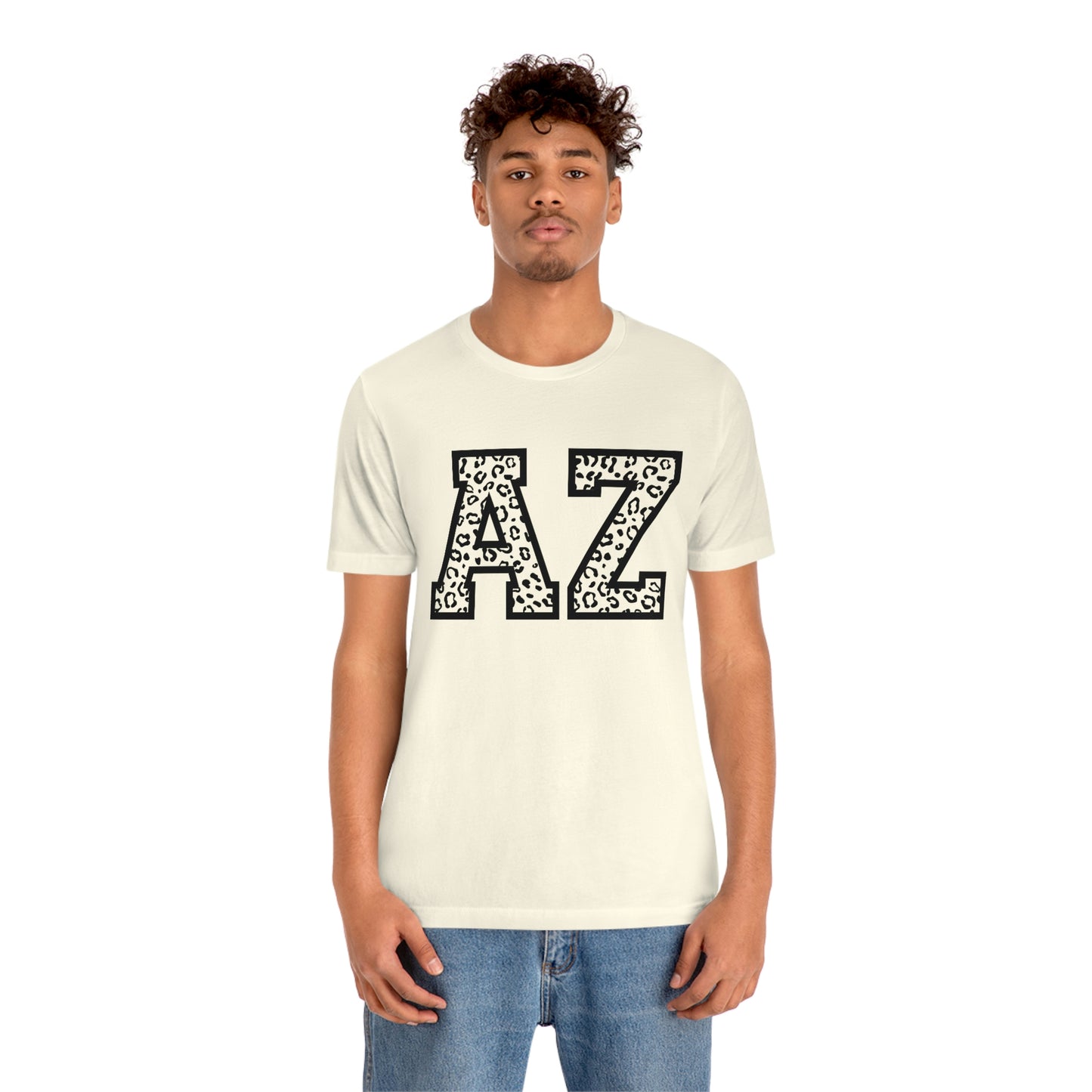 Arizona AZ Leopard Print Unisex Jersey Short Sleeve Tee Tshirt T-shirt
