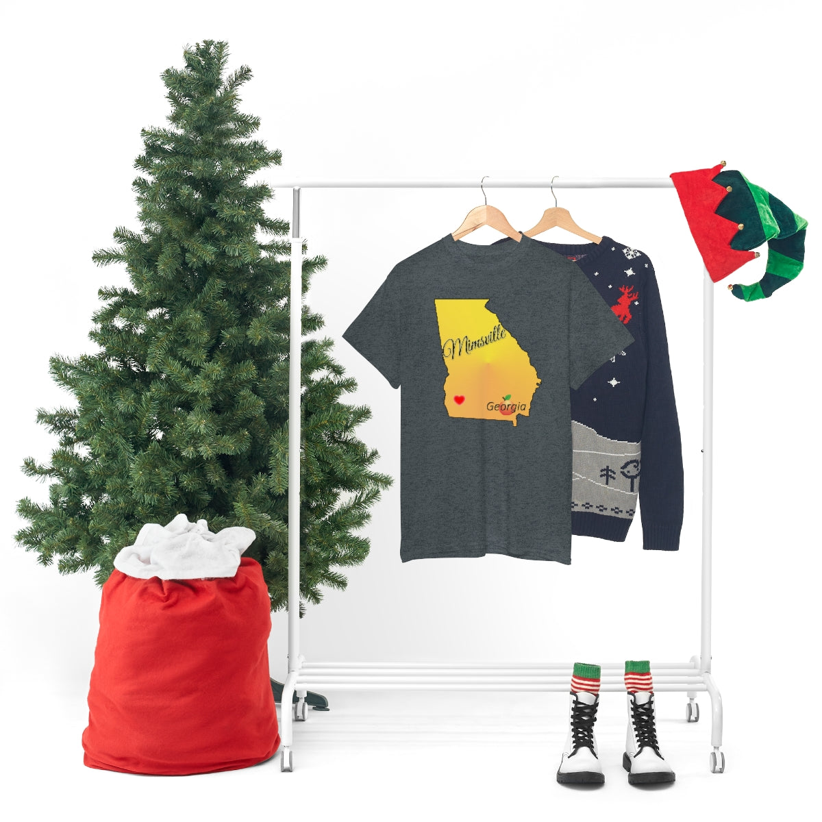Mimsville Georgia Unisex Heavy Cotton Tee