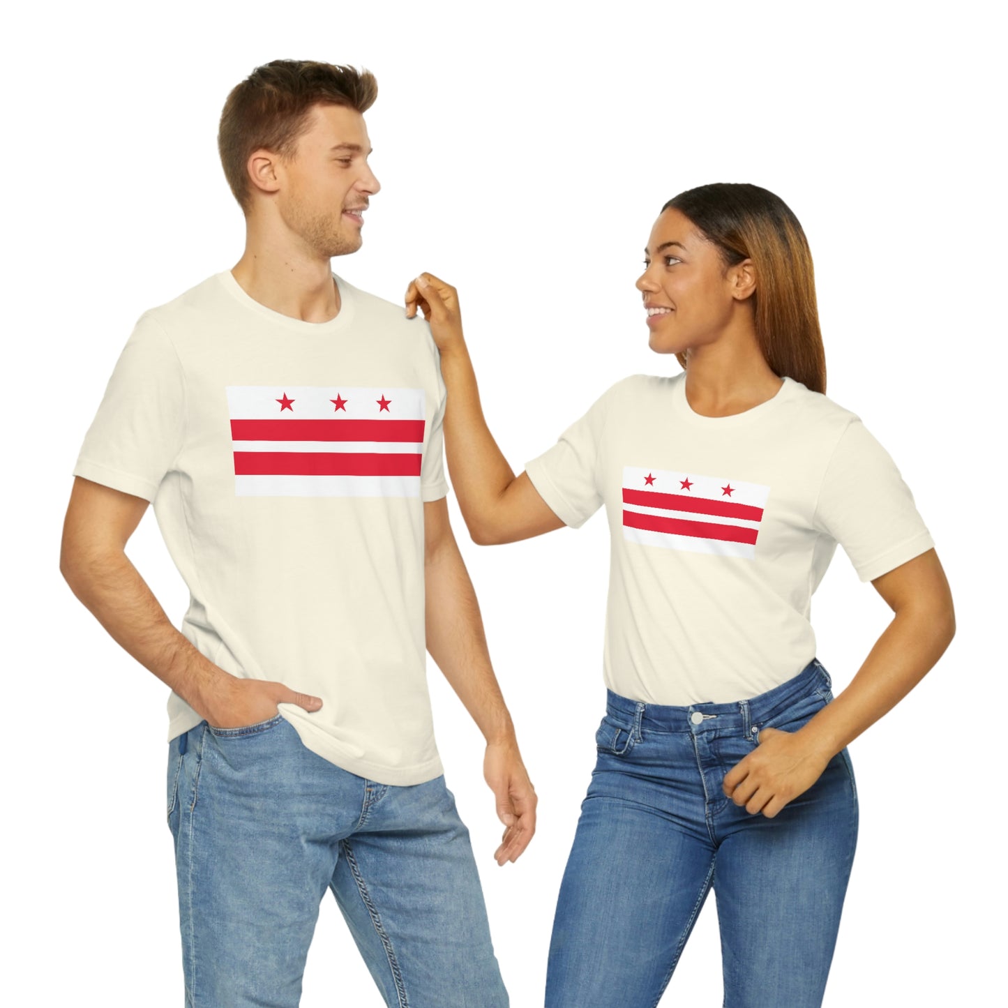 Washington DC Flag Unisex Jersey Short Sleeve Tee Tshirt T-shirt