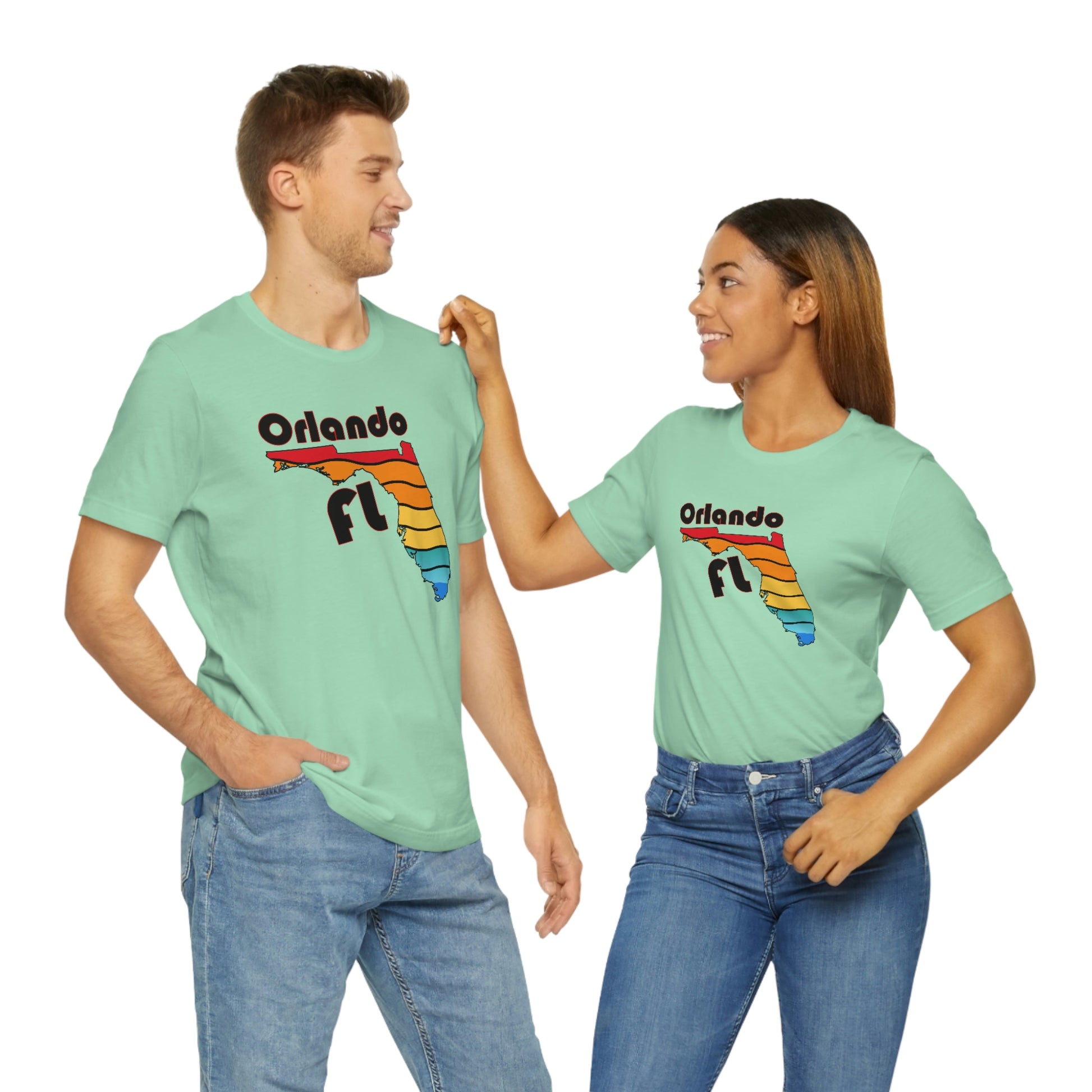 Orlando Florida Rainbow Florida Short Sleeve T-shirt