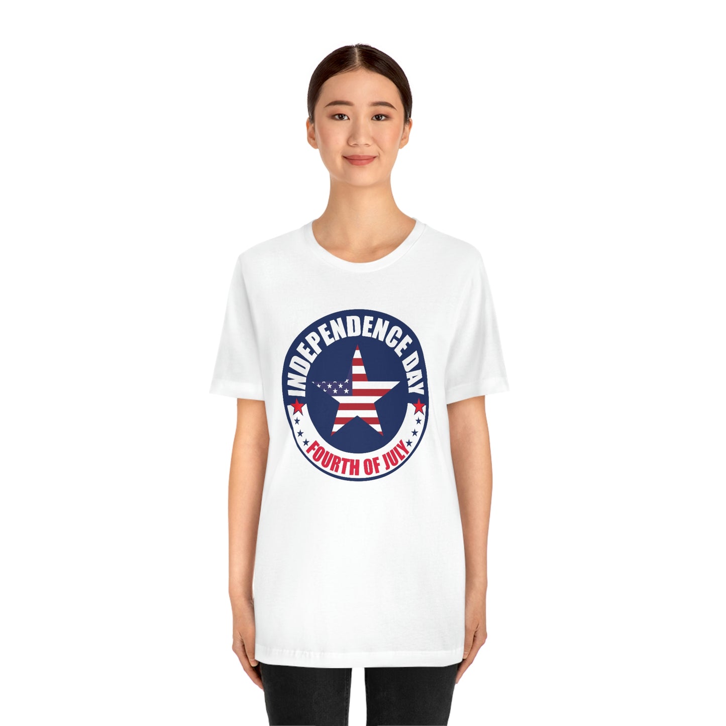 Independence Day Happy 4th of July Unisex Jersey Short Sleeve Tee