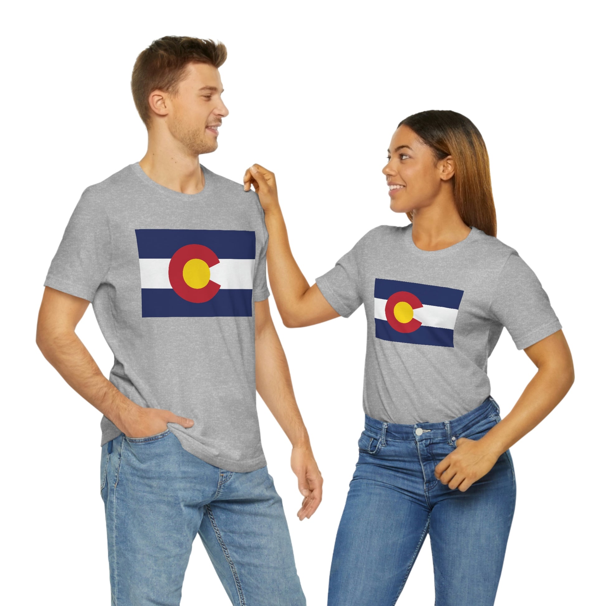Colorado Flag Unisex Jersey Short Sleeve Tee Tshirt T-shirt