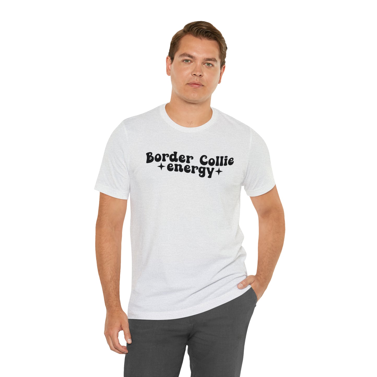 Border Collie Energy dog Short Sleeve T-shirt