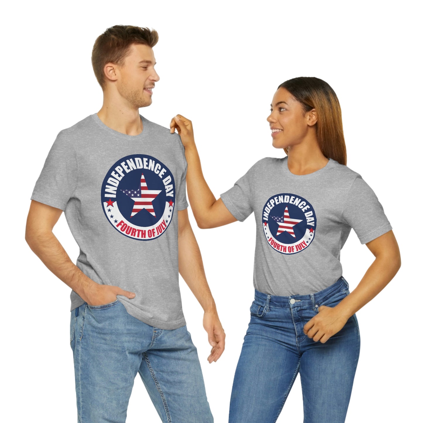 Independence Day Happy 4th of July Unisex Jersey Short Sleeve Tee