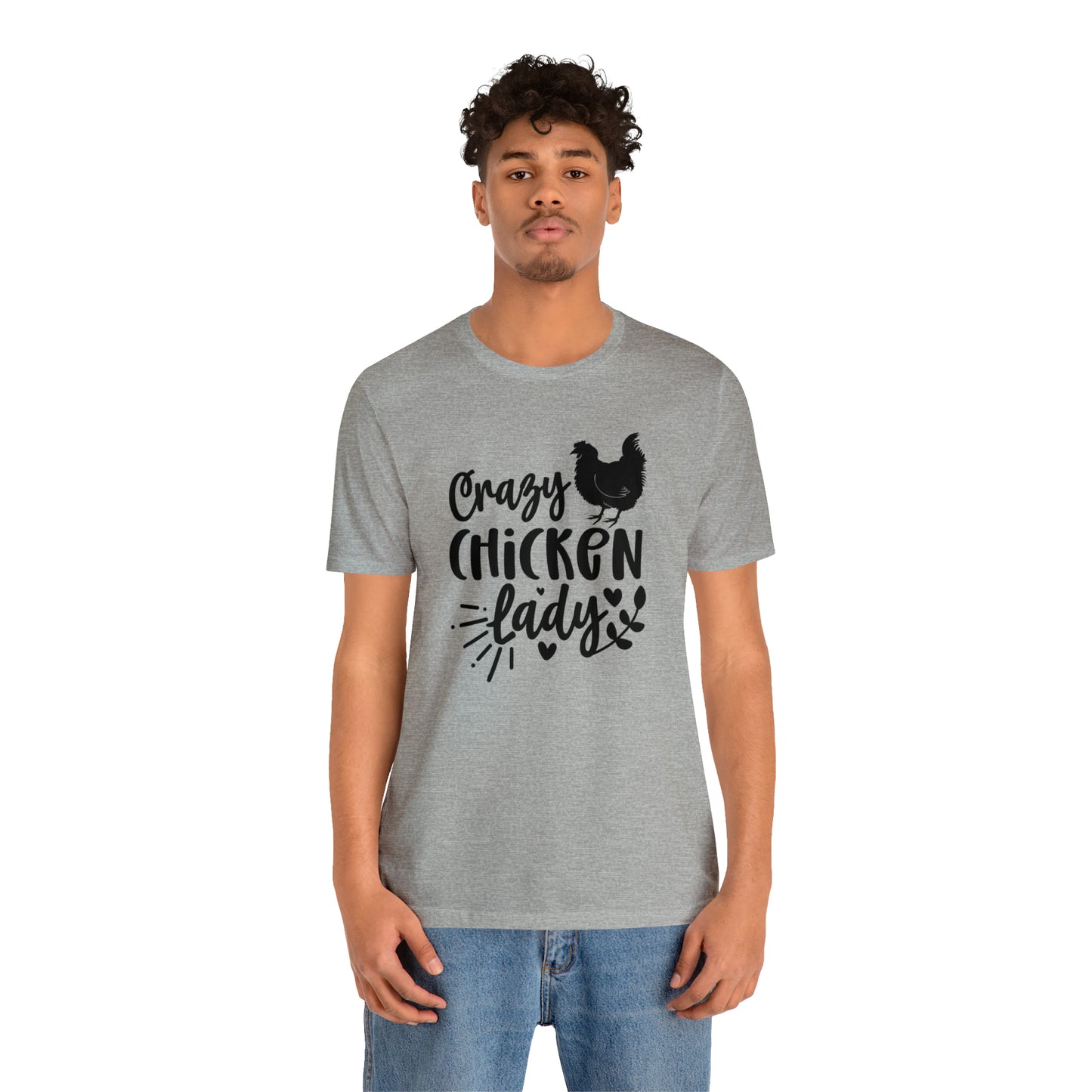 Crazy Chicken Lady Short Sleeve T-shirt