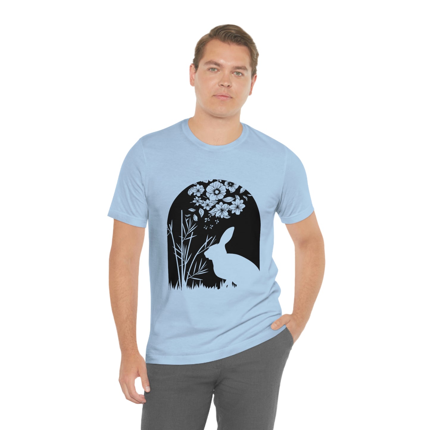 Bunny silhouette scene tshirt tee t-shirt