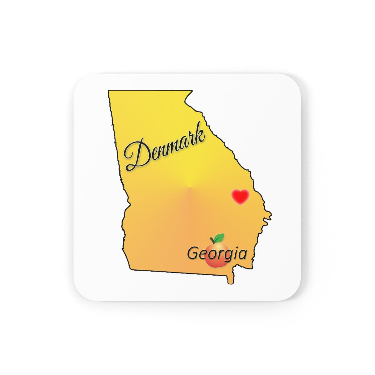 Denmark Georgia Corkwood Coaster Set