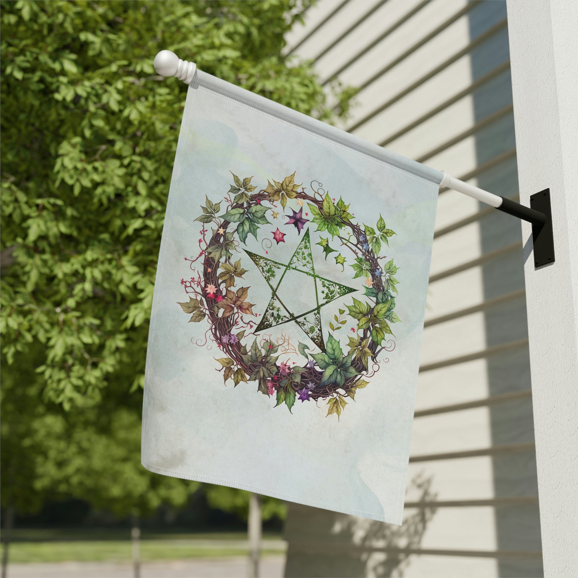 Spring Pentagram Garden & House Banner