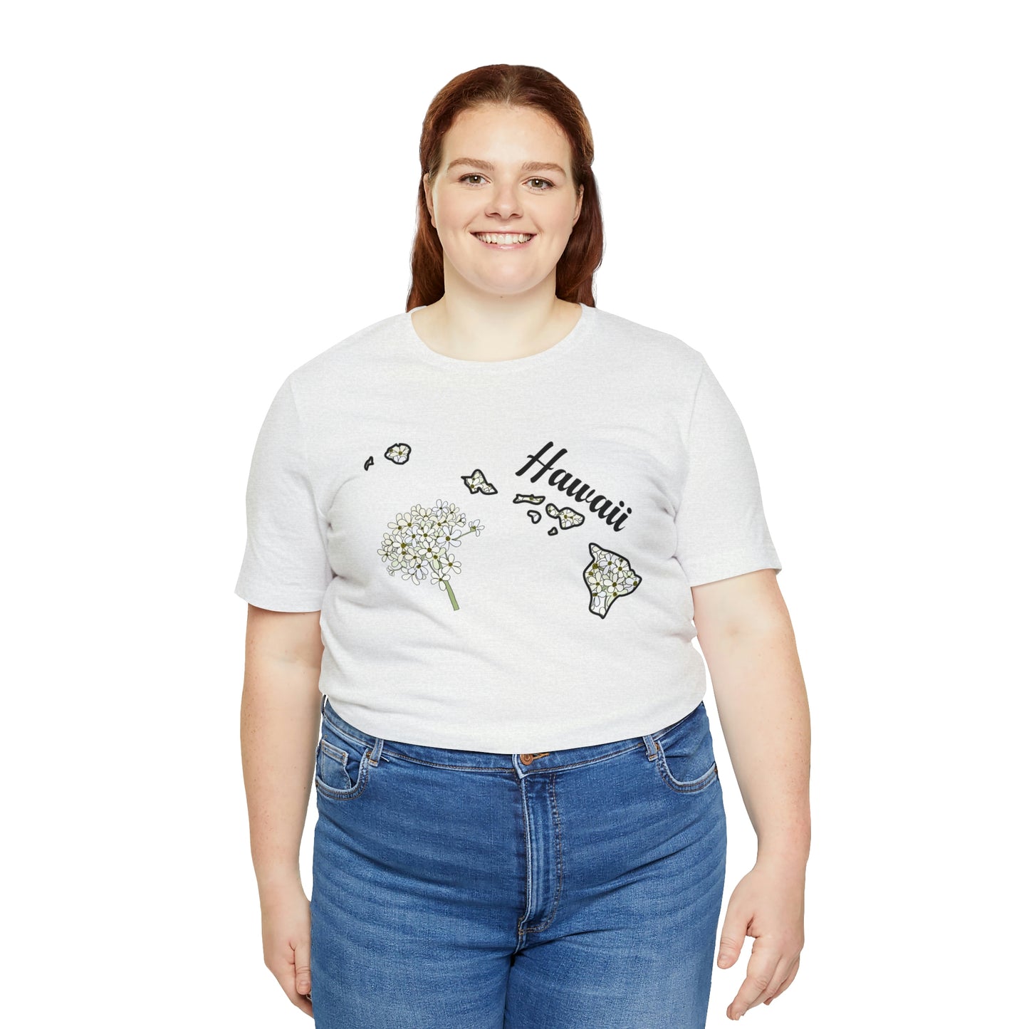 Hawaii State Flower Short Sleeve T-shirt