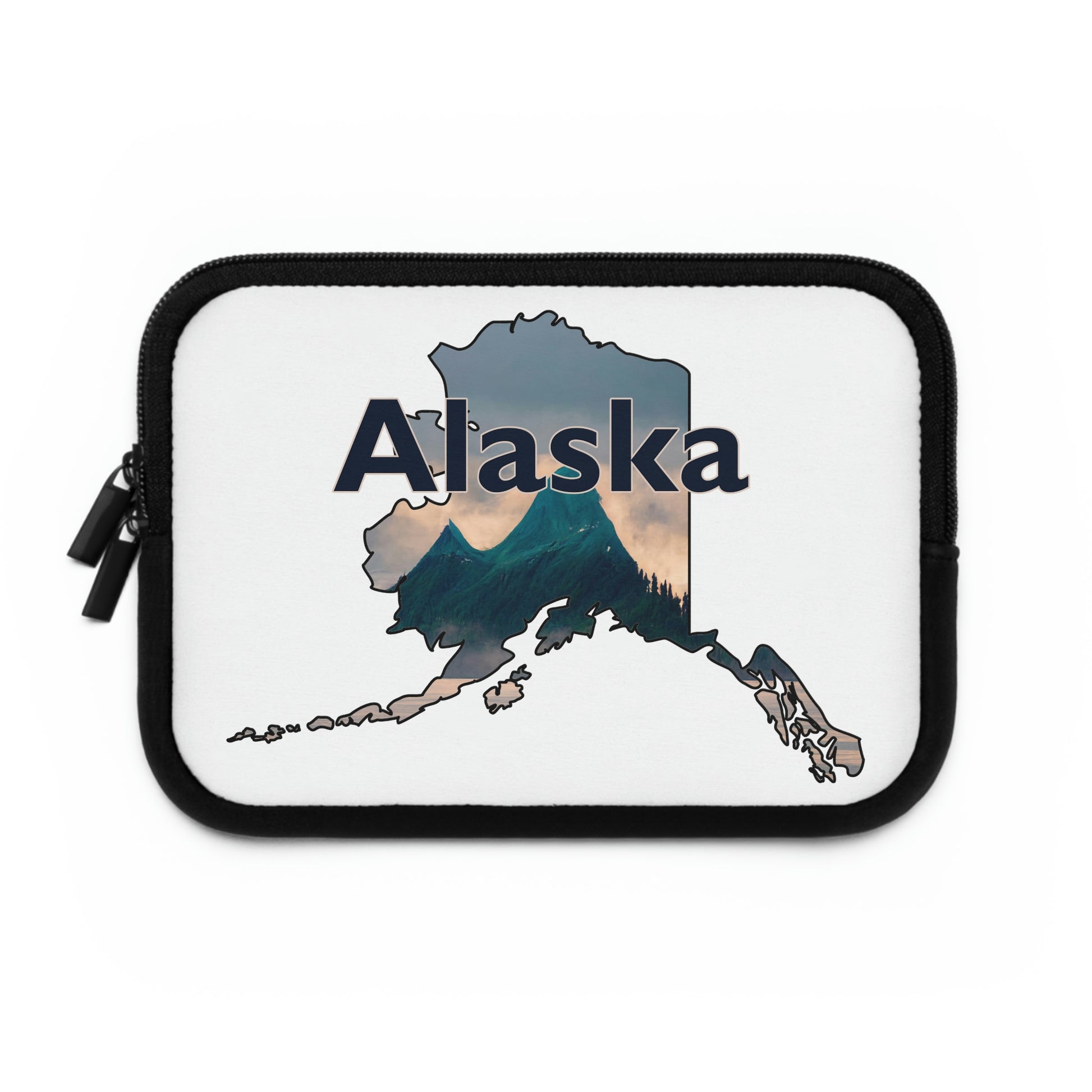 Alaska Mountain Scene Print Laptop Sleeve
