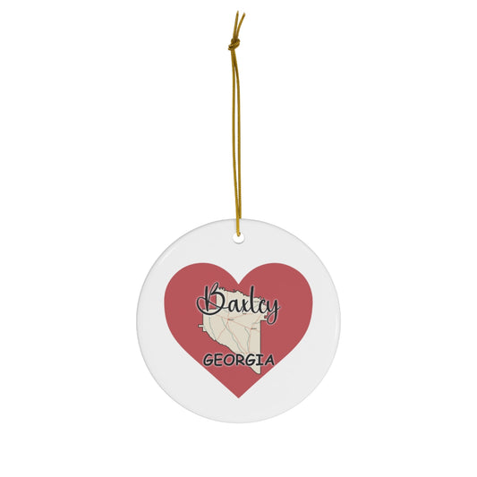 Baxley Georgia Ceramic Ornament, 1-Pack
