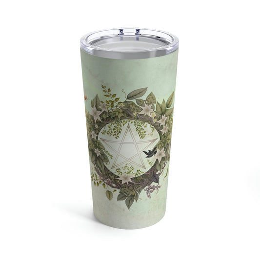 Flower Pentagram Tumbler 20oz